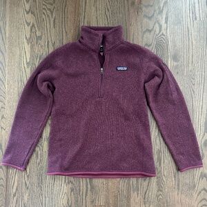 Patagonia Better Sweater 1/4 zip fleece Light Balsamic
